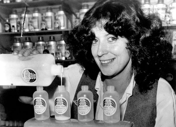 Picture of Body Shop original re-fillable bottles