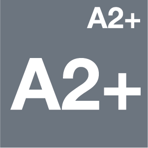icon showing A2+ symbols