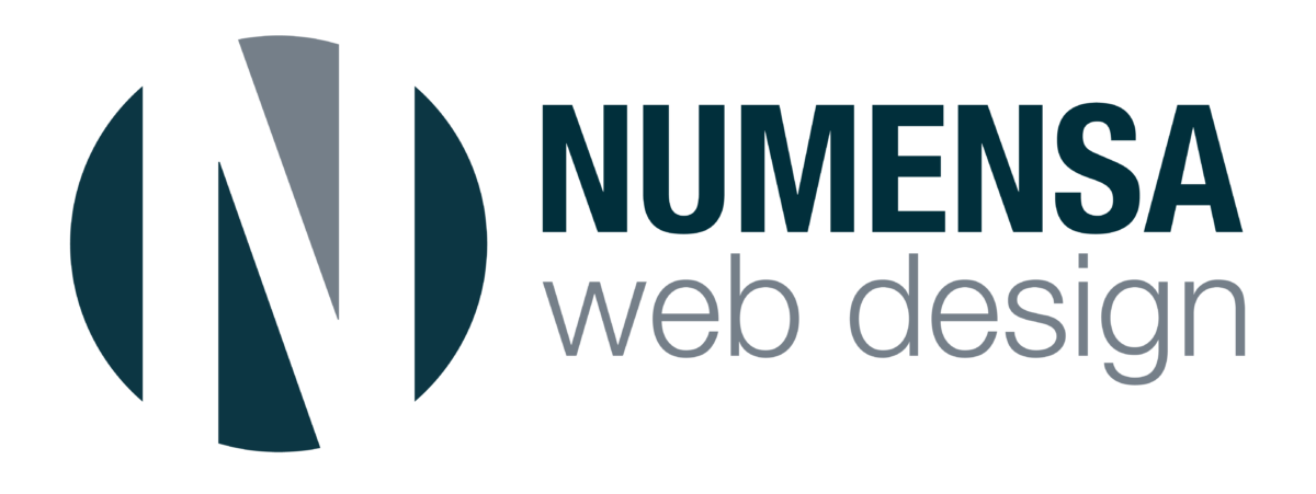 numensa web design logo in navy and grey